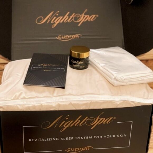 New Cupron Night Spa Night Cream,Skin Defense Pillowcase Memory Foam Bed Pillow - Picture 14 of 16